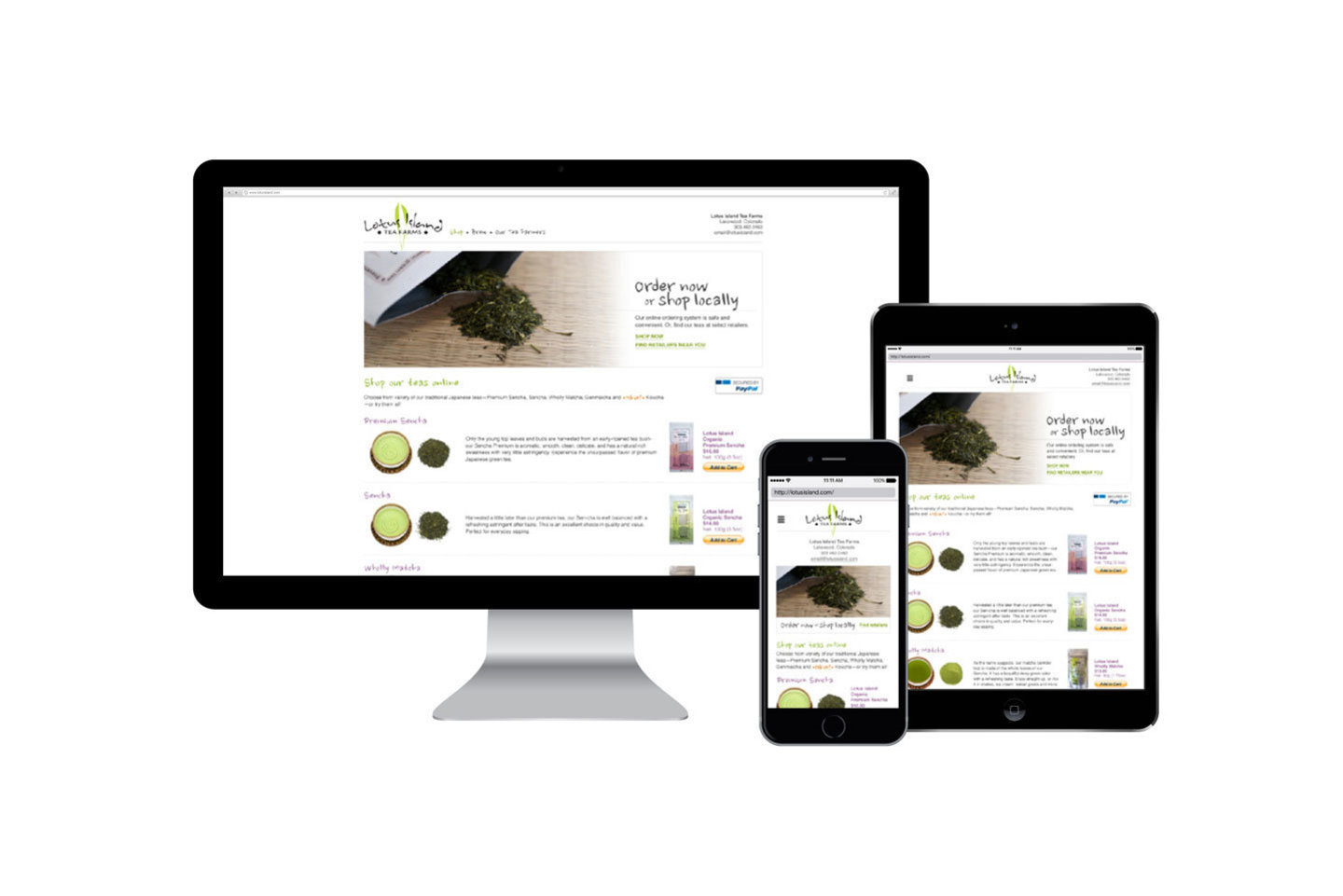 Lotus Island Tea Farms Website and Photography · Litsko Brennen